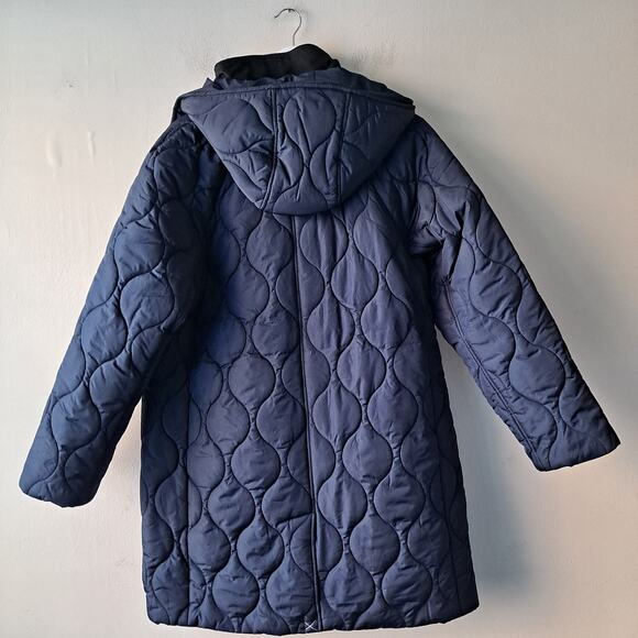NWT J. Crew Ellington Stowe Puffer Jacket Quilted Primaloft Insulation Navy - XL - Picture 5 of 13